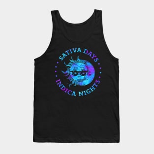 Sun & Moon Sativa Days Indica Nights Tank Top